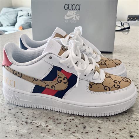 air force gucci uomo|gucci af1 custom painted.